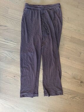 Marine Layer Burgundy and Pink  lounge pants